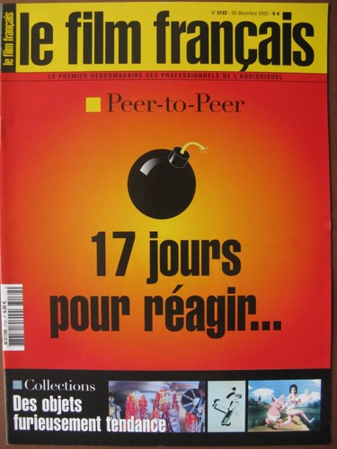 FILM FRANCAIS | LE magazine side cover Issue 3132 30 December 2005
