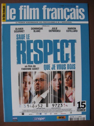 FILM FRANCAIS | LE magazine side cover Issue 3136 27 January 2006