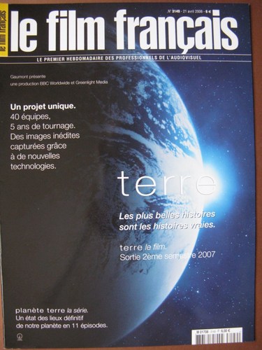 FILM FRANCAIS | LE magazine side cover Issue 3149 21 April 2006