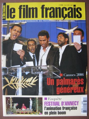 FILM FRANCAIS | LE magazine side cover Issue 3156 2 June 2006