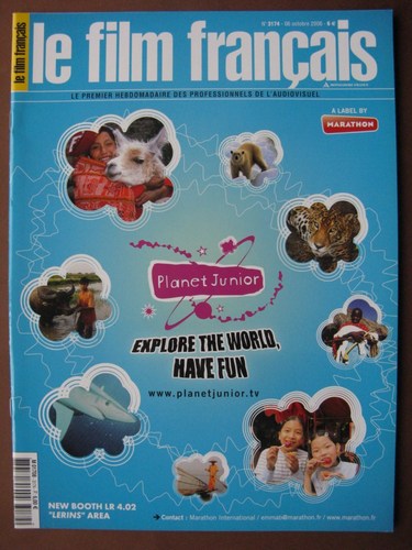 FILM FRANCAIS | LE magazine side cover Issue 3174 6 October 2006
