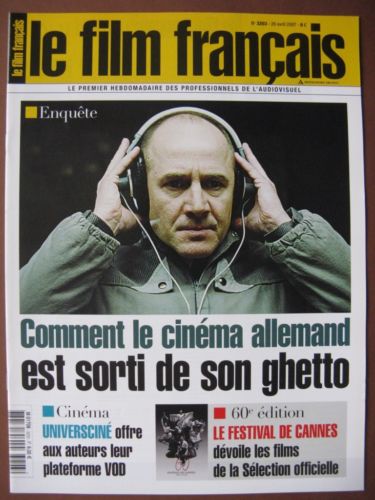 FILM FRANCAIS | LE magazine side cover Issue 3203 20 April 2007