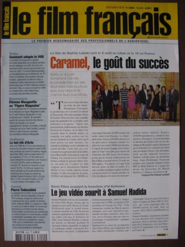 FILM FRANCAIS | LE magazine side cover Issue 3220 10 August 2007