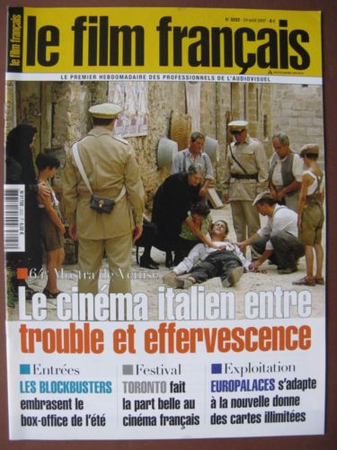 FILM FRANCAIS | LE magazine side cover Issue 3222 24 August 2007