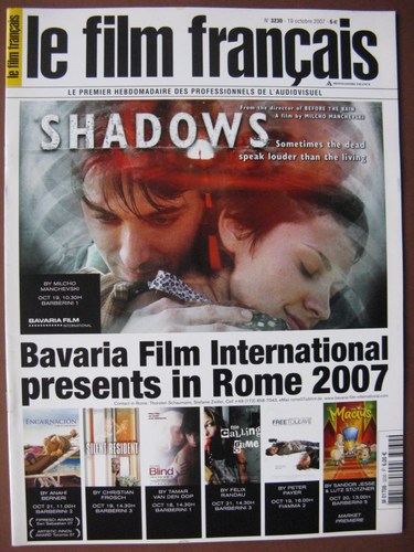 FILM FRANCAIS | LE magazine side cover Issue 3230 19 October 2007