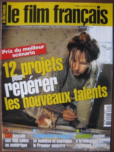 FILM FRANCAIS | LE magazine side cover Issue 3235 23 November 2007
