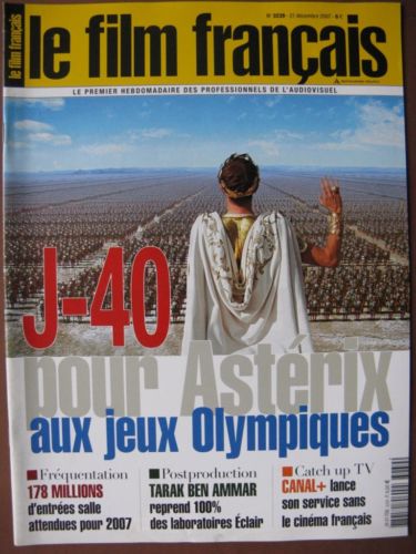 FILM FRANCAIS | LE magazine side cover Issue 3239 21 December 2007