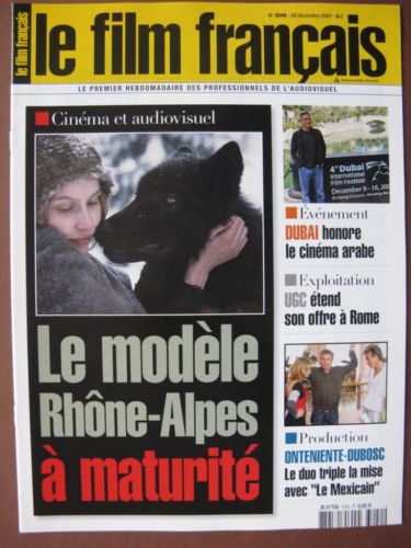 FILM FRANCAIS | LE magazine side cover Issue 3240 28 December 2007