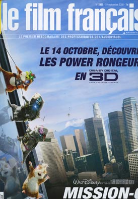 FILM FRANCAIS | LE magazine side cover Issue 3332 5 September 2009