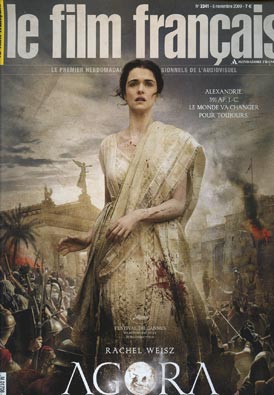 FILM FRANCAIS | LE magazine side cover Issue 3341 7 November 2009
