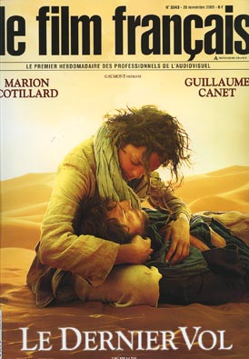FILM FRANCAIS | LE magazine side cover Issue 3343 21 November 2009