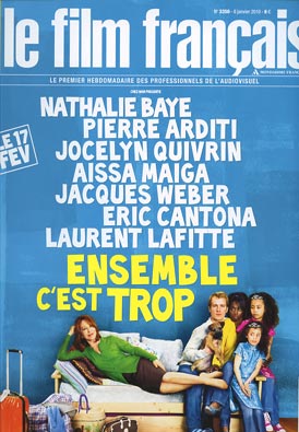 FILM FRANCAIS | LE magazine side cover Issue 3350 9 January 2010