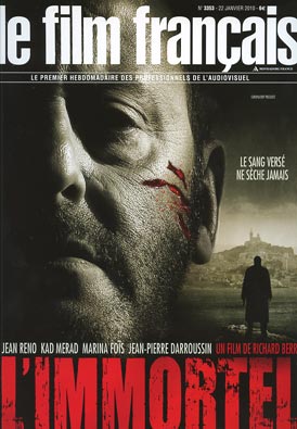 FILM FRANCAIS | LE magazine side cover Issue 3353 23 January 2010