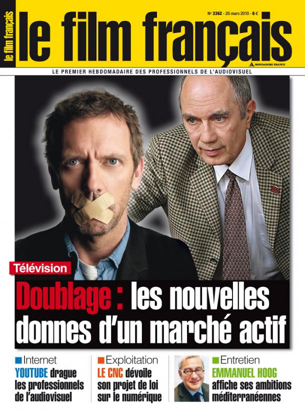 FILM FRANCAIS | LE magazine side cover Issue 3362 26 March 2010