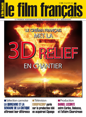 FILM FRANCAIS | LE magazine side cover Issue 3366 24 April 2010
