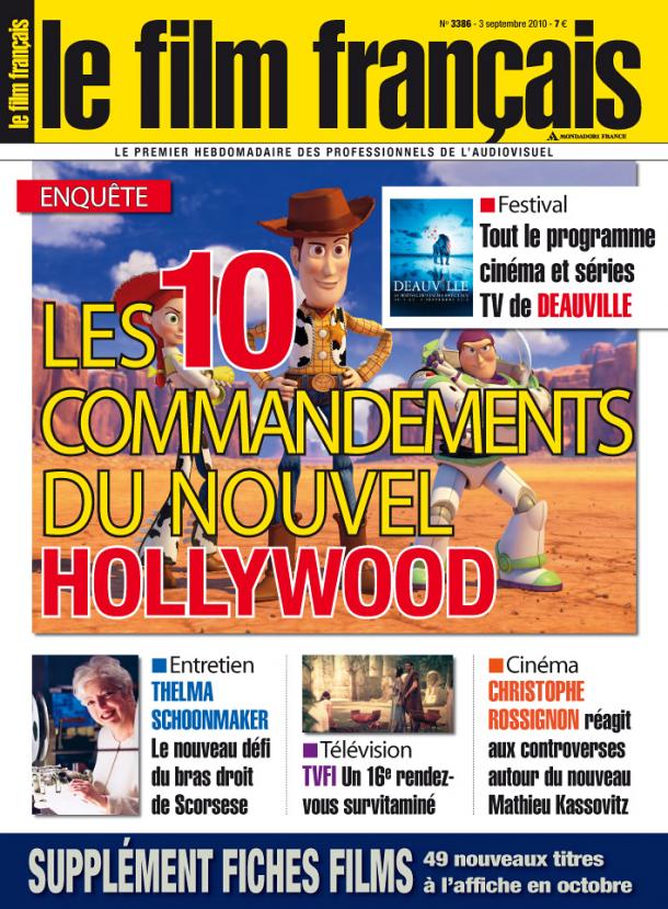 FILM FRANCAIS | LE magazine side cover Issue 3386 3 September 2010
