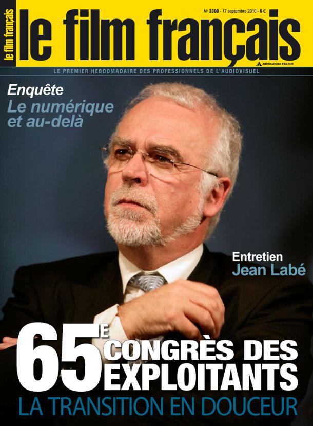 FILM FRANCAIS | LE magazine side cover Issue 3388 17 September 2010