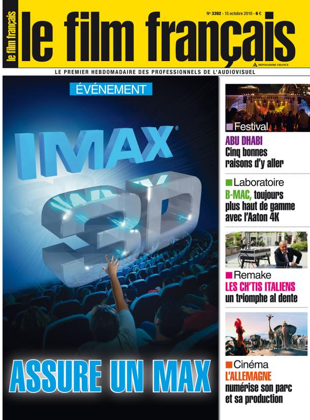 FILM FRANCAIS | LE magazine side cover Issue 3392 15 October 2010