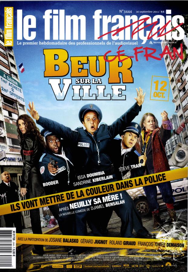 FILM FRANCAIS | LE magazine side cover Issue 3444 30 September 2011
