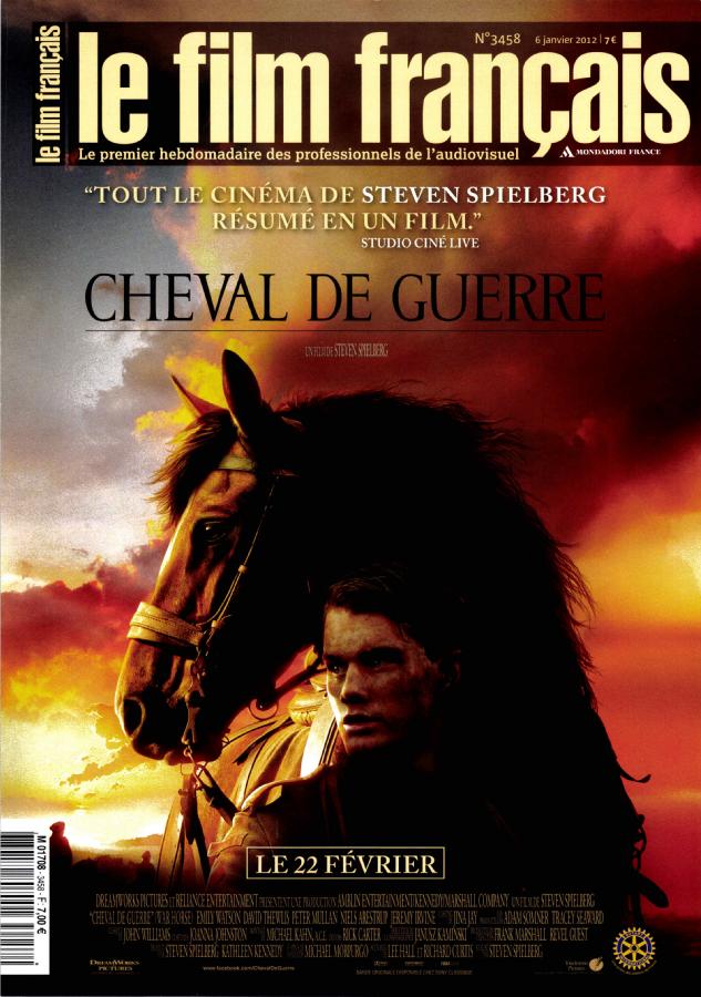 FILM FRANCAIS | LE magazine side cover Issue 3458 6 January 2012