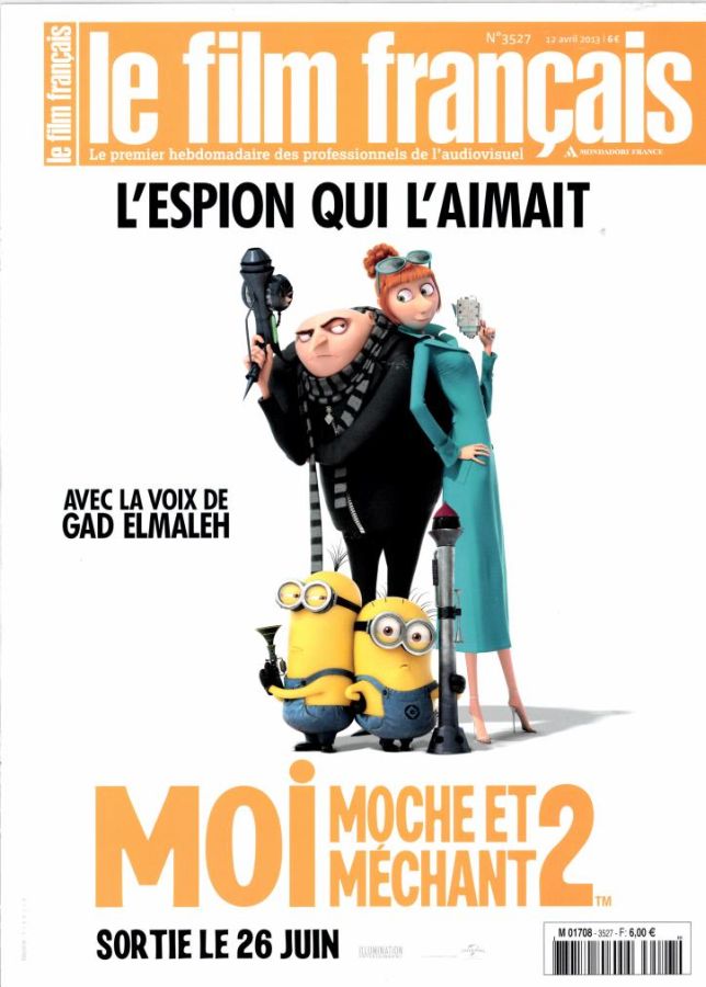 FILM FRANCAIS | LE magazine side cover Issue 3527 12 April 2013
