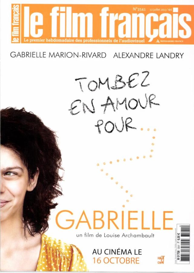 FILM FRANCAIS | LE magazine side cover Issue 3541 12 July 2013