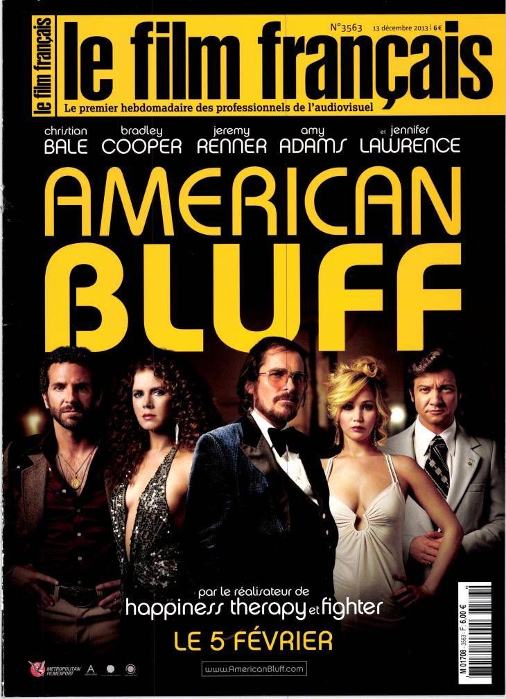 FILM FRANCAIS | LE magazine side cover Issue 3563 13 December 2013