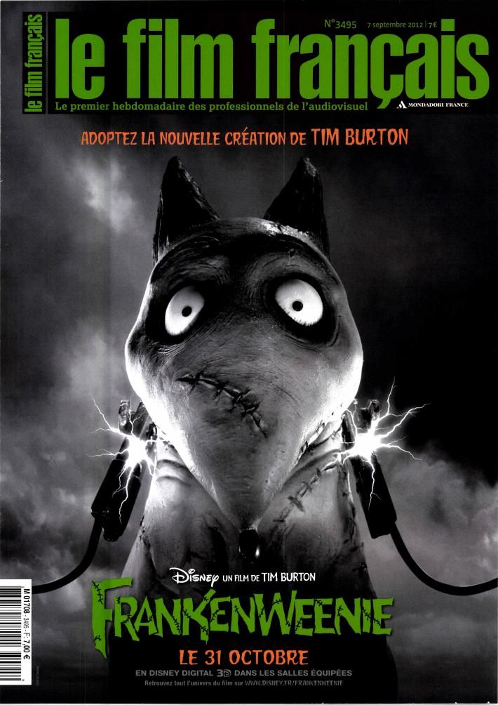 FILM FRANCAIS | LE magazine side cover Issue 3495 7 September 2012