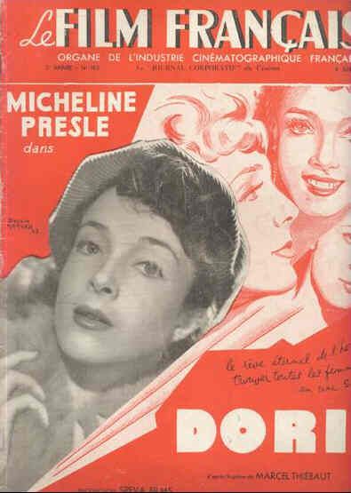 FILM FRANCAIS | LE magazine side cover Issue 182 4 June 1948