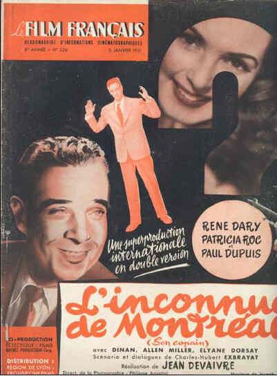 FILM FRANCAIS | LE magazine side cover Issue 326 5 January 1951