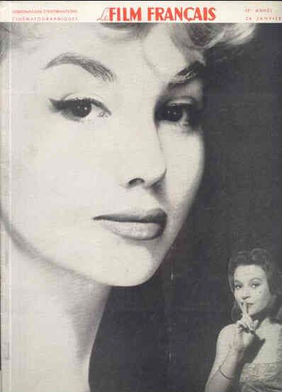 FILM FRANCAIS | LE magazine side cover Issue 713 24 January 1958