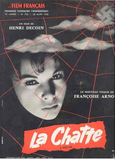 FILM FRANCAIS | LE magazine side cover Issue 722 28 March 1958