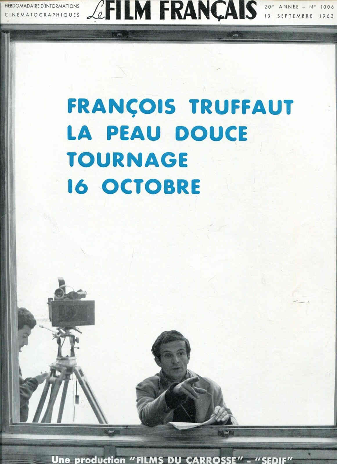 FILM FRANCAIS | LE magazine side cover Issue 1006 13 September 1963