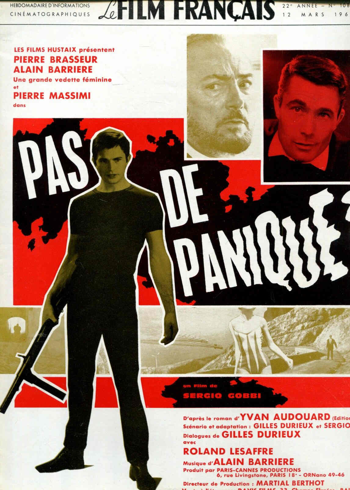 FILM FRANCAIS | LE magazine side cover Issue 1085 12 March 1965