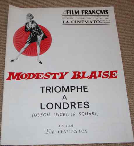 FILM FRANCAIS | LE magazine side cover Issue 1146 20 May 1966