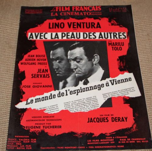 FILM FRANCAIS | LE magazine side cover Issue 1155 22 July 1966