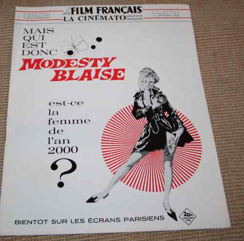 FILM FRANCAIS | LE magazine side cover Issue 1160 16 September 1966