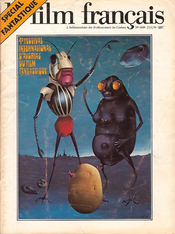FILM FRANCAIS | LE magazine side cover Issue 1609 23 January 1976