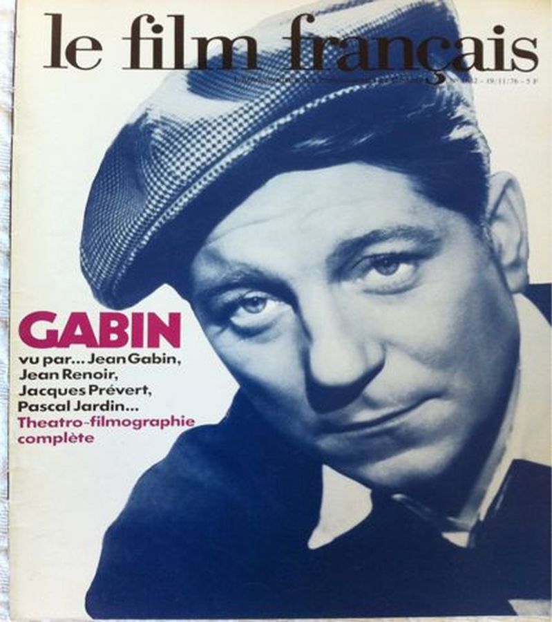 FILM FRANCAIS | LE magazine side cover Issue 1652 19 November 1976