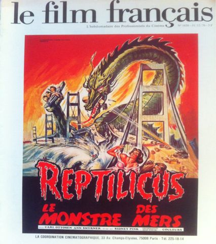 FILM FRANCAIS | LE magazine side cover Issue 1658 31 December 1976
