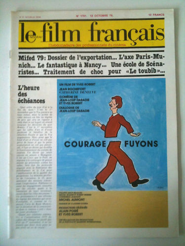 FILM FRANCAIS | LE magazine side cover Issue 1781 12 October 1979