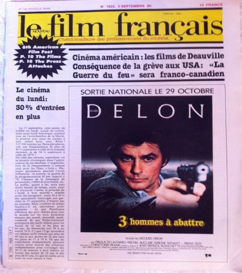 FILM FRANCAIS | LE magazine side cover Issue 1822 5 September 1980