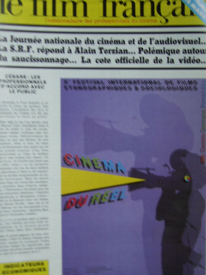 FILM FRANCAIS | LE magazine side cover Issue 2078 28 February 1986