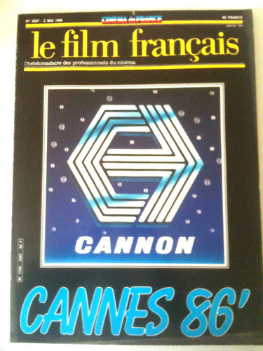 FILM FRANCAIS | LE magazine side cover Issue 2087 2 May 1986