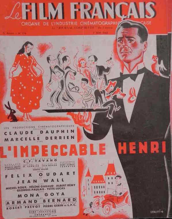 FILM FRANCAIS | LE magazine side cover Issue 178 7 May 1948