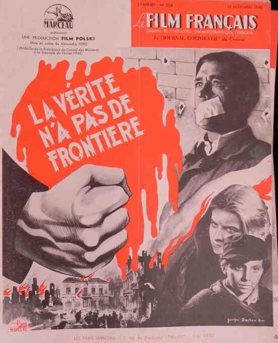 FILM FRANCAIS | LE magazine side cover Issue 204 12 November 1948