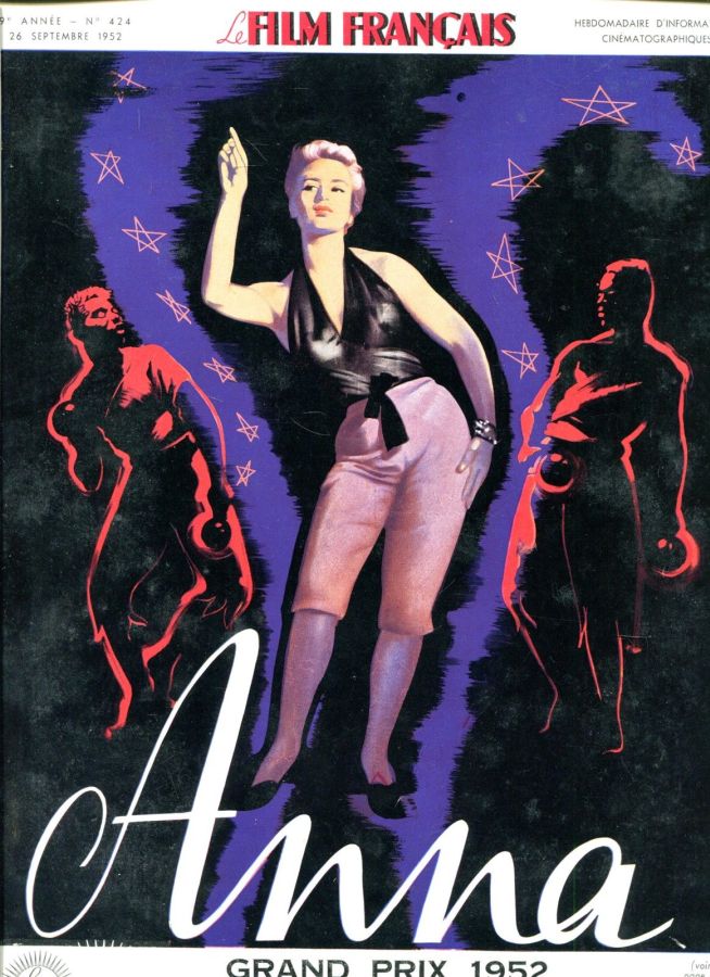 FILM FRANCAIS | LE magazine side cover Issue 424 26 September 1952