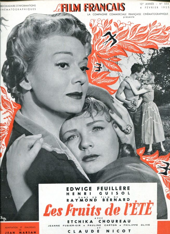 FILM FRANCAIS | LE magazine side cover Issue 554 4 February 1955