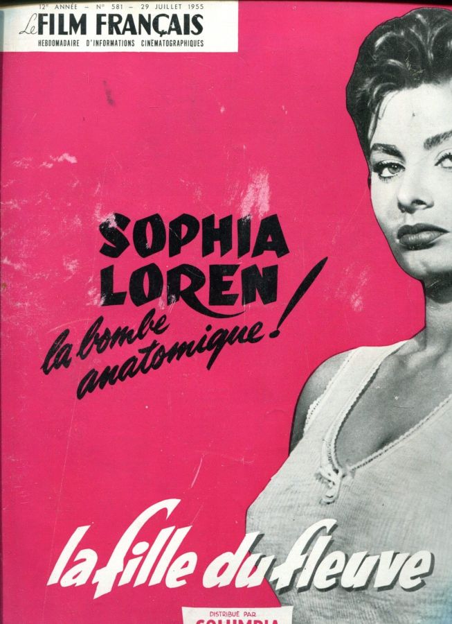 FILM FRANCAIS | LE magazine side cover Issue 581 29 July 1955
