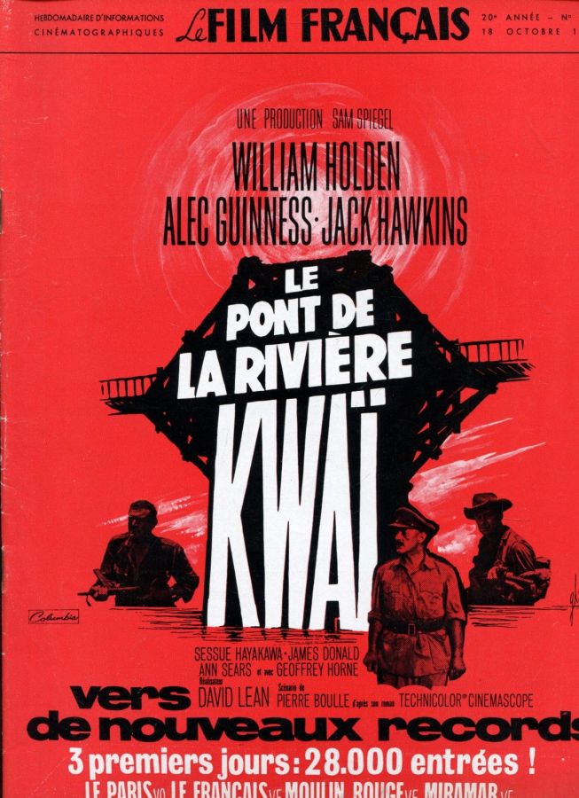 FILM FRANCAIS | LE magazine side cover Issue 1011 18 October 1963